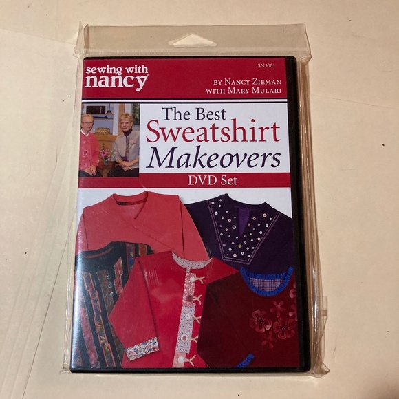 2016 Sewing With Nancy The Best Sweatshirt Makeover DVD Set New - Picture 1 of 2